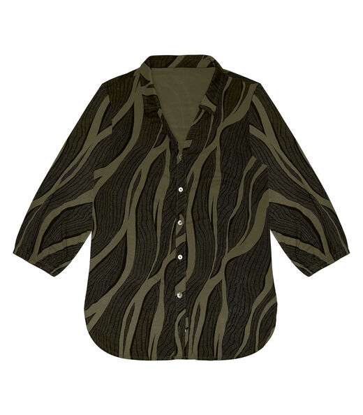 Camisa Feminina Manga Longa 7/8 Rovitex Verde