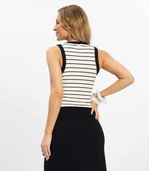 Regata Feminina em Cotton Leve Rovitex Bege