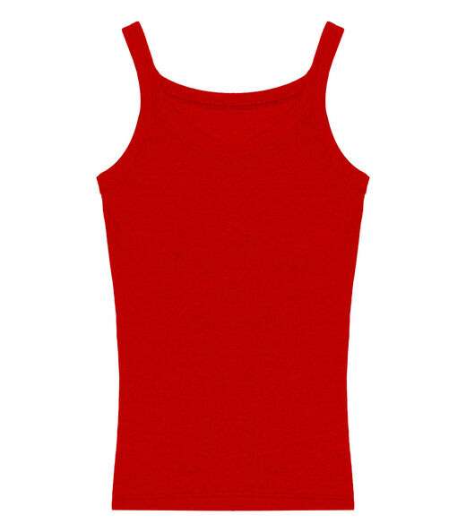 Regata Feminina Em Ribana Rovitex Vermelho