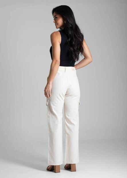 Cal?a Linho Sawary Reta - 282380