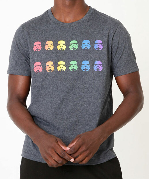 Camiseta Masculina Mescla Stormtrooper Star Wars Disney