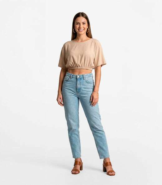 Image_Blusa Feminina Em Viscose Infinita Cor Marrom