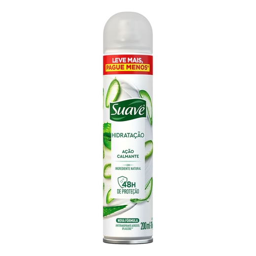 Image_Kit c/9 Unidades de Desodorante Antitranspirante Aerossol Hidratação 200ml Suave