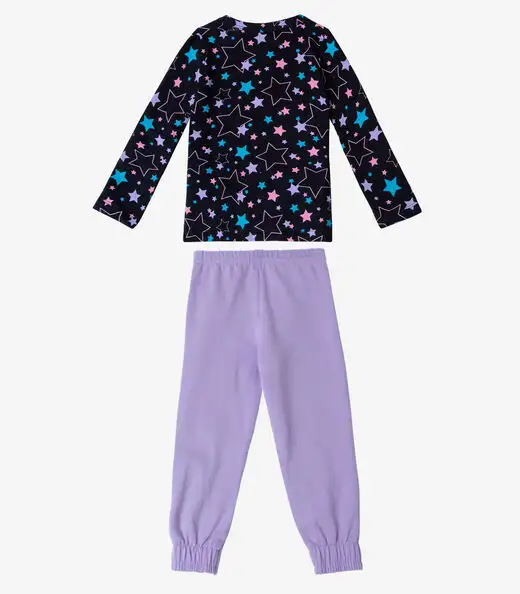 Pijama Infantil Feminino Select Roxo