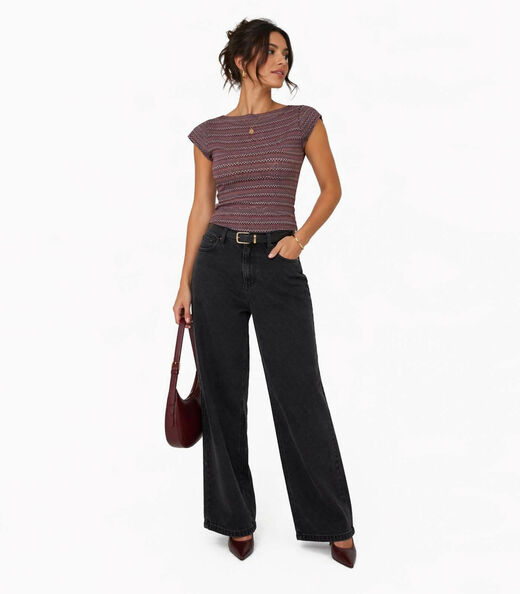 Blusa Feminina Em Jacquard Marino Infinita Cor Vermelho
