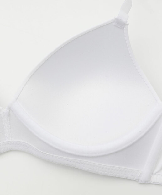 Sutiã Com Base e Com Bojo Estruturado Marisa Branco