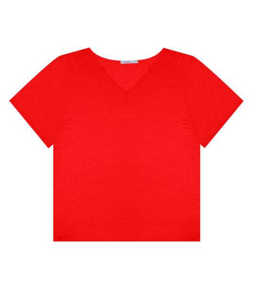 Blusa Feminina Plus Size Secret Glam Laranja