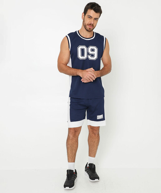 Image_Bermuda Masculina Fitness Recorte Basquete Marisa Azul