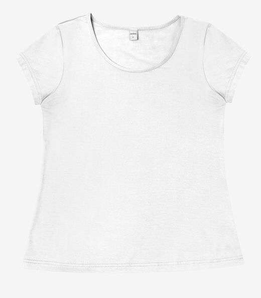 Blusa Feminina Viscotorcion Básica Rovitex Branco