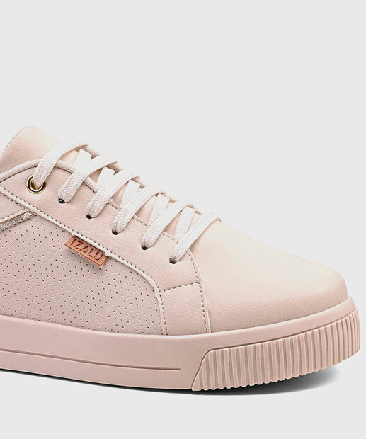 Tênis Feminino Casual Recortes Off White