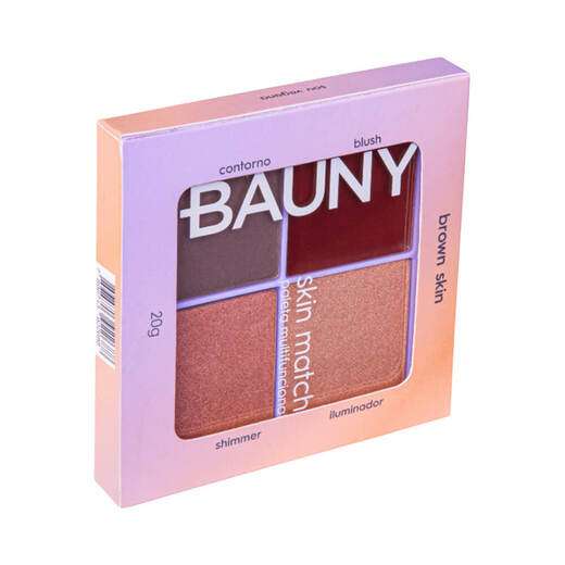 Bauny Paleta Multifuncional - Skin Match Escura