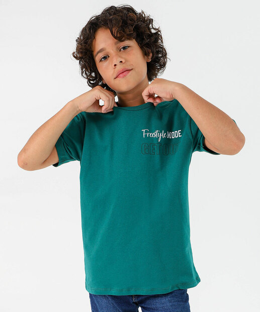 Image_Camiseta Juvenil Estampada Marisa Tam 10 a 16 Verde