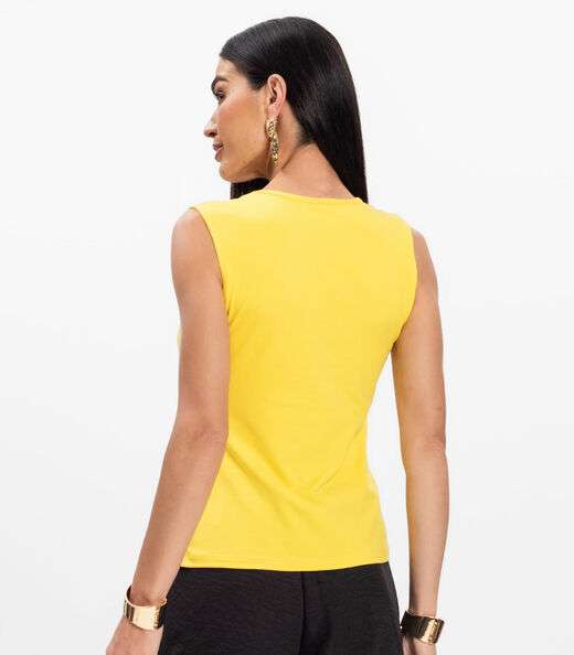 Blusa Feminina Infinita Cor Amarelo