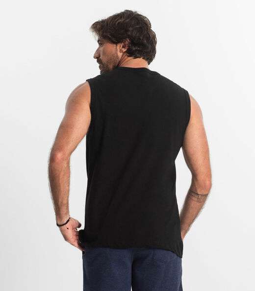 Regata Masculina Diametro Preto