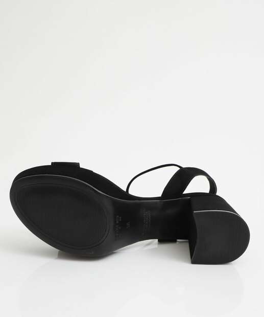 Sandália Feminina Meia Pata Nobuck Bebecê Preto