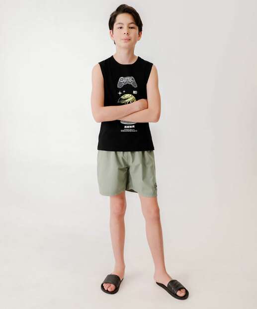 Bermuda Juvenil Surf Marisa Tam 10 a 16 Verde