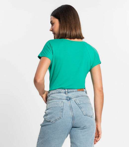 Blusa Feminina Viscotorcion Rovitex Verde