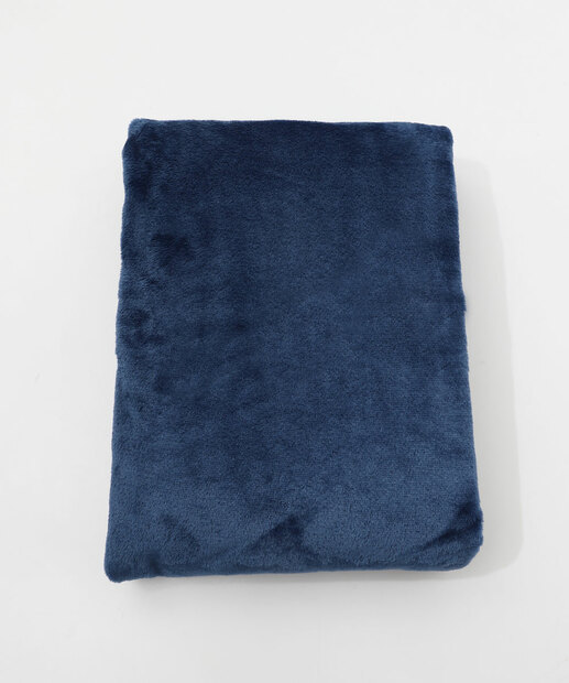 Manta Plush Pelúcia Marisa Azul