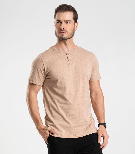 Image_Camiseta Meia Malha Flamê Masculina Diametro Marrom