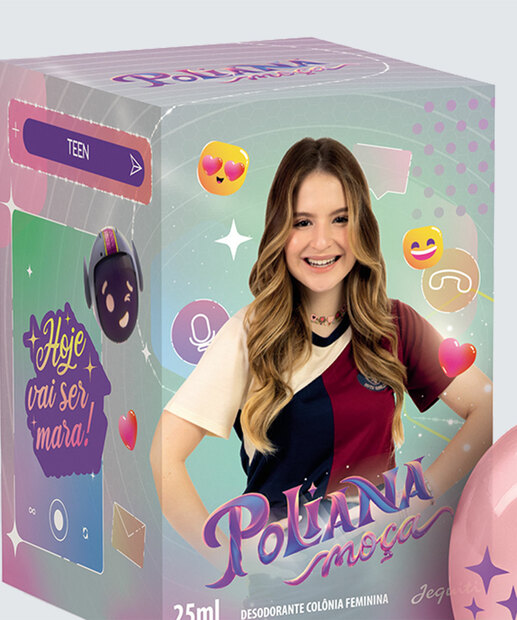 Colônia Desodorante Feminina Poliana Moça Jequiti 25ml