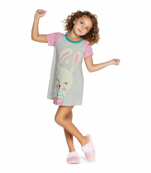 Camisola Infantil Coelhinho Trick Nick Cinza
