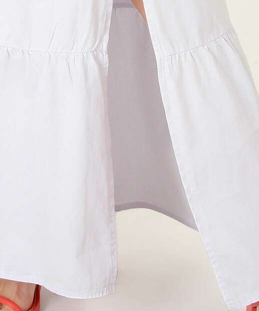 Vestido Longo Lastex Fenda Alças Finas Marisa