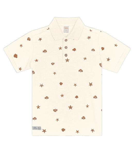 Image_Camisa Polo Infantil Estampada Trick Nick Bege