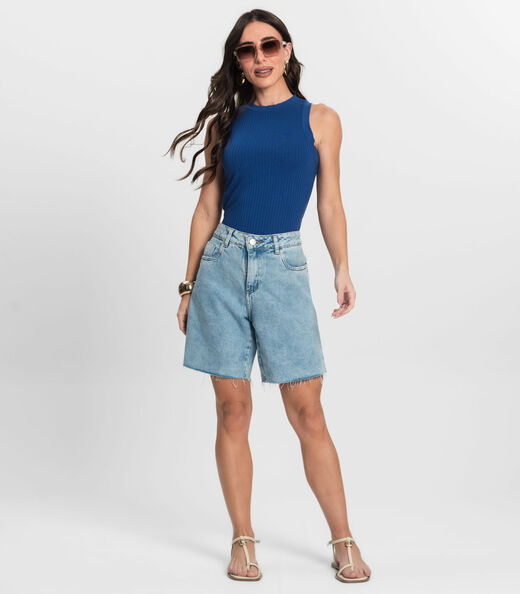 Regata Feminina em Ribana Endless Azul