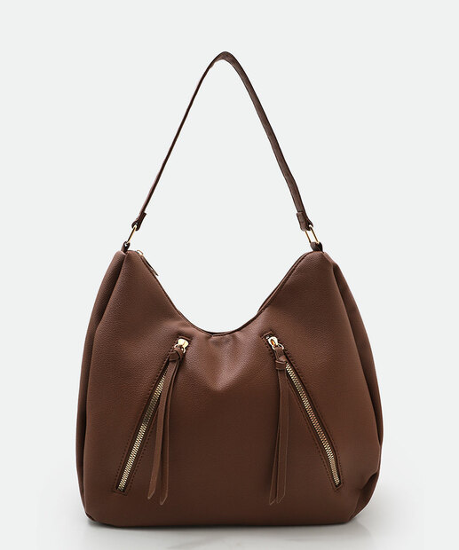 Bolsa De Ombro Tote Feminina Marisa Marrom
