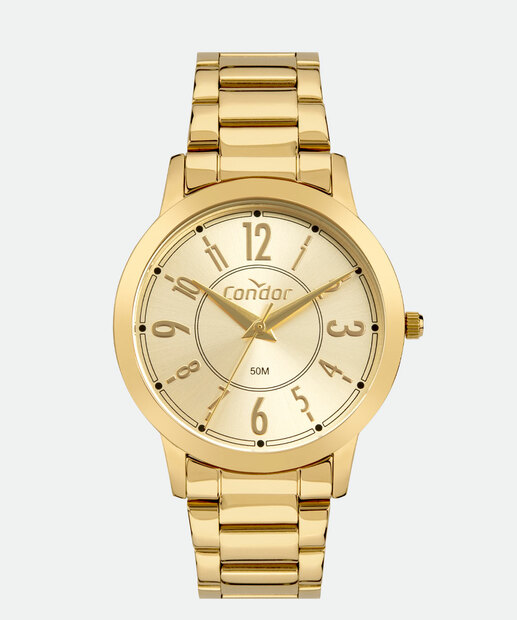Kit Relógio Feminino Condor CO2035MZUK4X Dourado