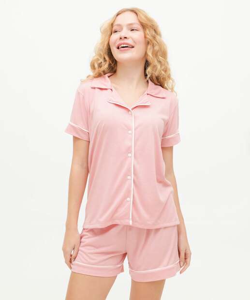 Pijama Americano Feminino Viés Marisa
