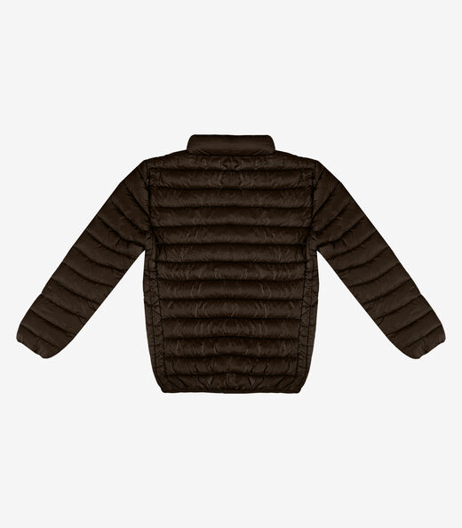 Jaqueta Masculina Puffer Em Poliamida All Free Marrom