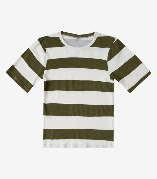 Blusa Feminina Estampada Viscotorcion Infinita Cor Verde