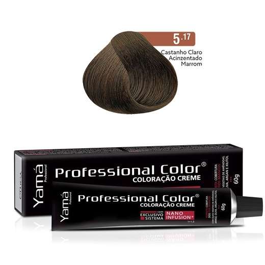 Image_Coloração Professional Color Nano Infusion 5.17 Castanho Claro Acinzentado Marro