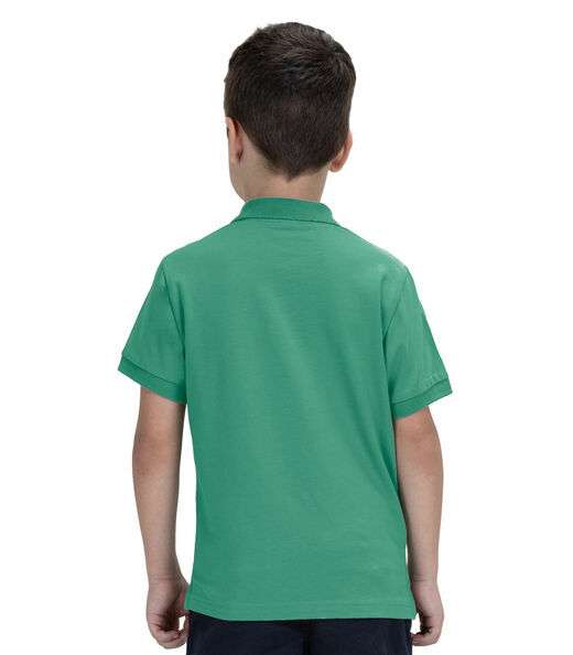 Camisa Polo Infantil Masculina Trick Nick Verde