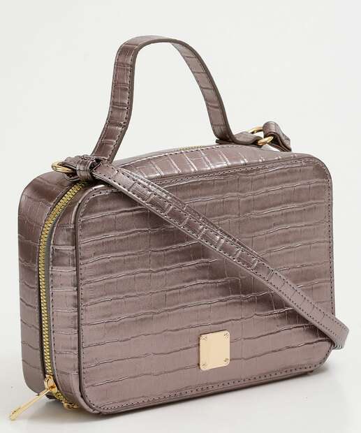 Bolsa Feminina Transversal Textura Marisa