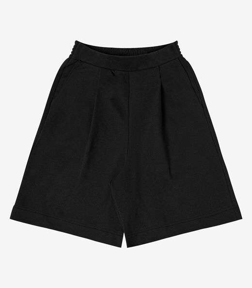 Bermuda Feminina em Moletinho Sarjado Rovitex Preto