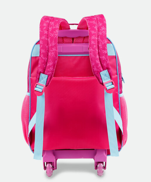 Mochila Mala Com Rodas Infantil Princesas Xeryus 