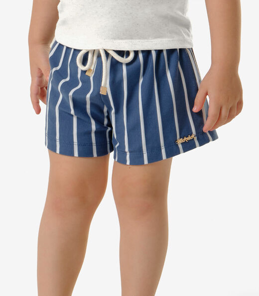 Conjunto Infantil Blusa Com Shorts Trick Nick Bege