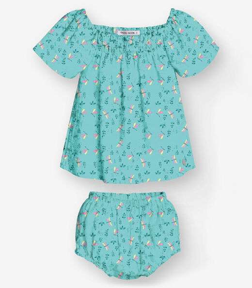 Image_Conjunto Bata com Calcinha Feminino Trick Nick Azul