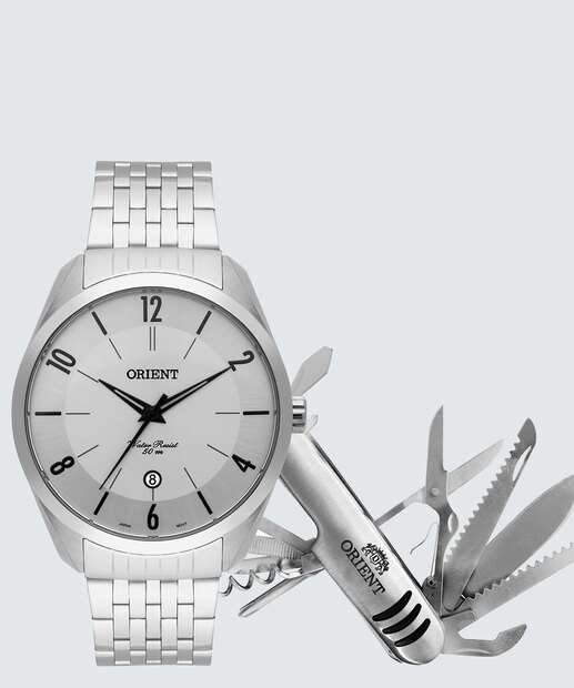 Kit Relógio Masculino Orient MBSS1300 K272S2SX