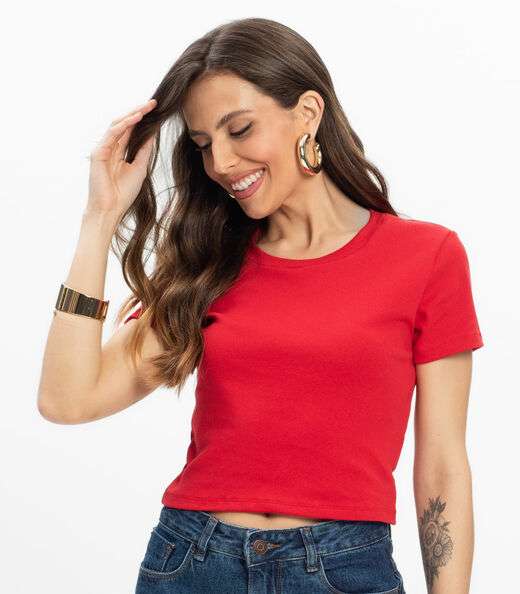 Blusa Feminina Infinita Cor Vermelho