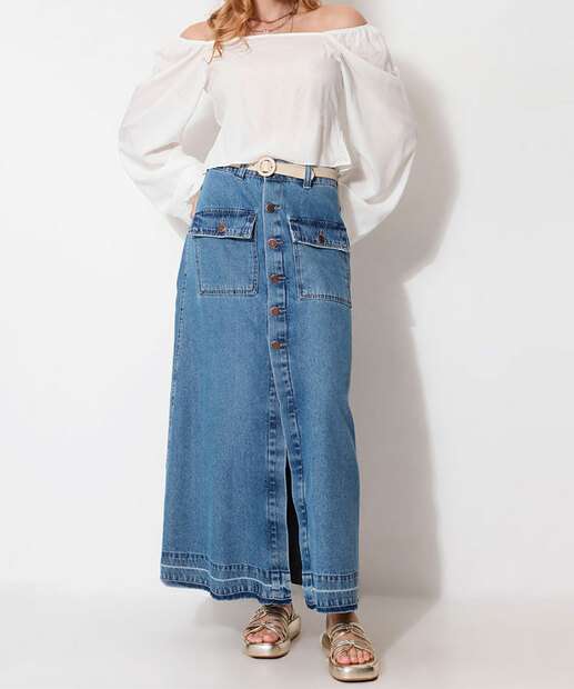 Blusa Cropped Ciganinha Feminina Manga Bufante Marisa