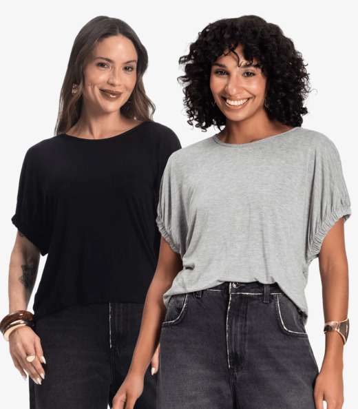 Image_Kit 2 Blusas Viscose Infinita Cor Sortidas