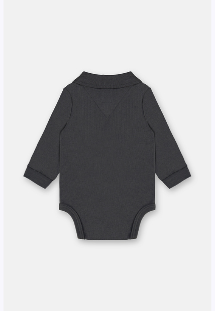 Body Polo Manga Longa Bebê Menino Up Baby
