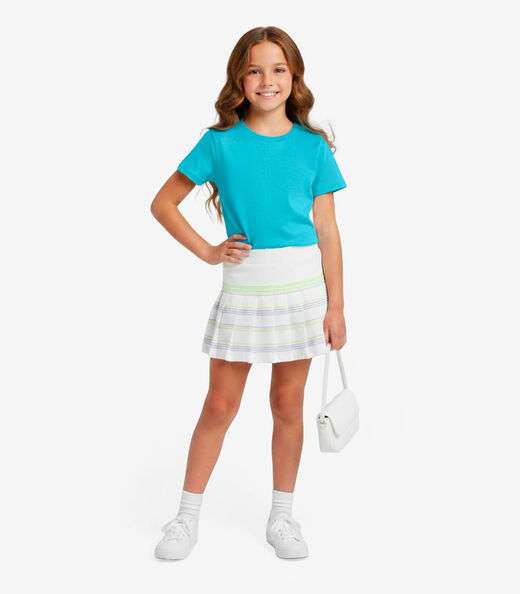 Image_Blusa Básica Infantil Manga Curta Lisa Soletex Verde