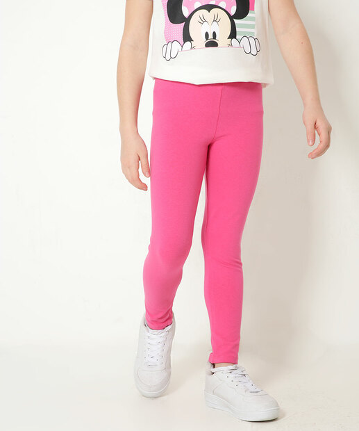Calça Infantil Legging Básica Cotton Tam 4 a 10