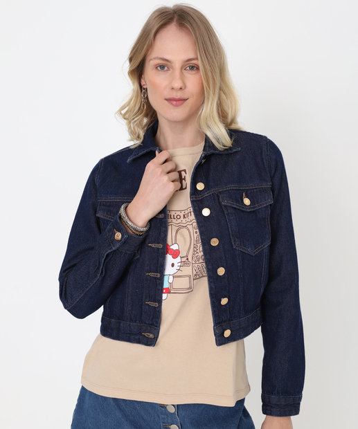 Image_Jaqueta Feminina Jeans Cropped Marisa Azul
