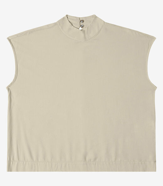 Blusa Feminina Gola Alta Endless Bege