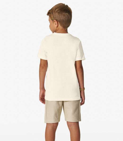 Camiseta Masculina em Meia Malha Trick Nick Off White
